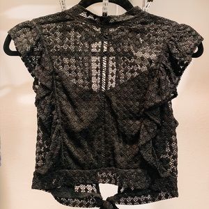 Forever 21 Lace Crop Top